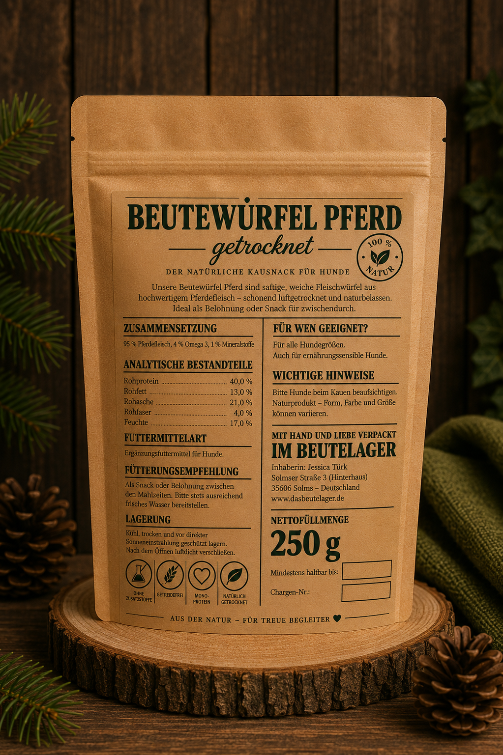 Beutewürfel Pferd