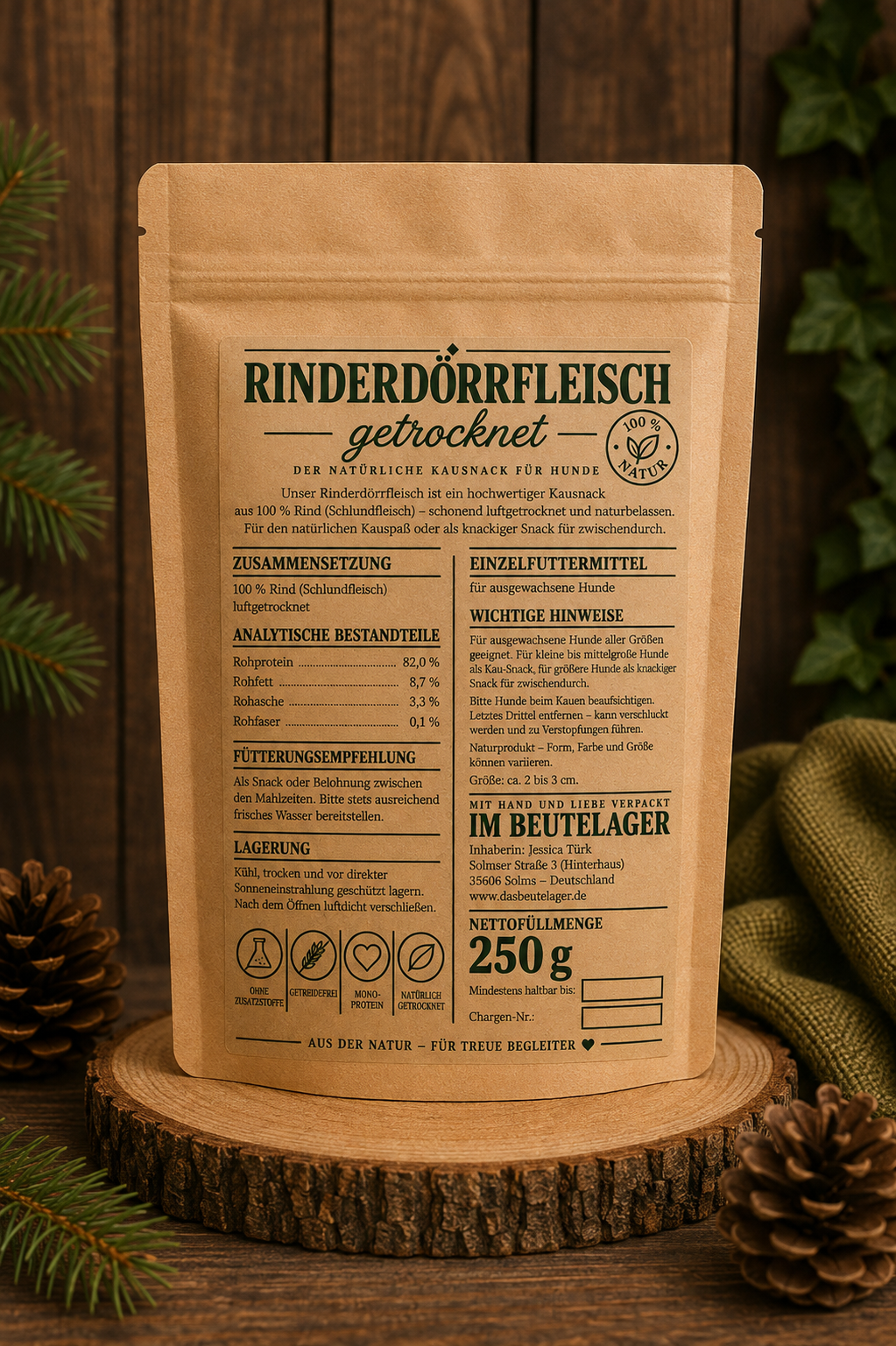 Rinderdörrfleisch ca. 15cm